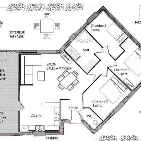 Maison Individuelle Avec Jardin Proche Poitiers Roches-Premarie-Andille