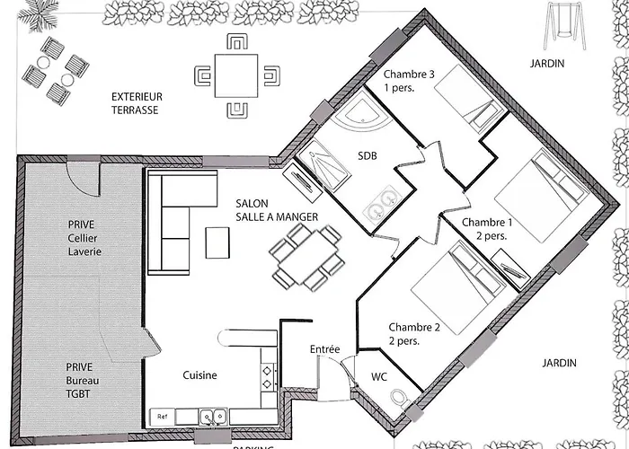 Maison Individuelle Avec Jardin Proche Poitiers Roches-Premarie-Andille